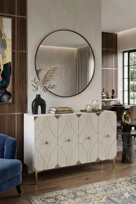 Produktbild von Skye Decor, Hochwertiger Konsolentisch (3 Stück) - Saphir Eiche, 100% Melamin, 120 cm