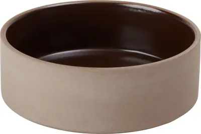 Produktbild von OYOY Z60047, Hund, Keramik, Beige, Braun, Kombinierter Futterautomat mit Tränke für Haustiere, Einfarbig, 17 cm