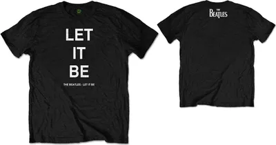 Produktbild von The Beatles Let It Be (Back Print) Black M T-Shirt