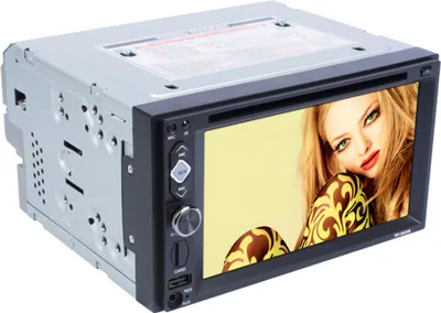 Immagine prodotto di Lettore multimediale per auto 6,2 pollici DVD a doppio mandrino nero universale