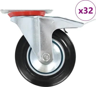 Produktbild von 32 Stk. Lenkrollen 160 mm
