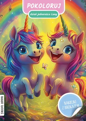 Immagine prodotto di Libro da colorare per bambini: L'unicorno Luna - Colora la tua giornata