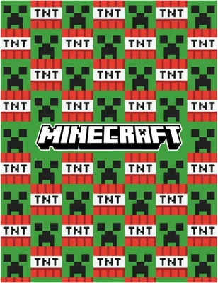 Produktbild von -Decke mit Minecraft-Motiv – Creeper & TNT