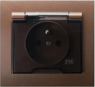 Produktbild von Ospel GPH-1WZ/52/d, Braun, IP20, 16 A, 88 mm, 45 mm, 83 mm