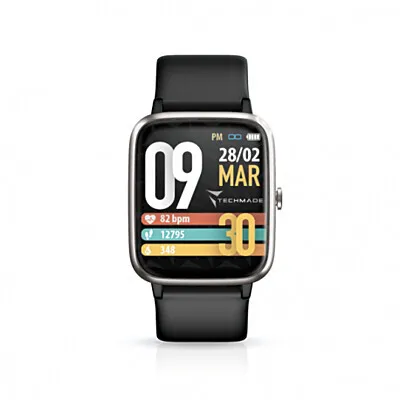 Image de Techmade montre intelligente Move Alum. GPS 1.3" argent + noir Techmade