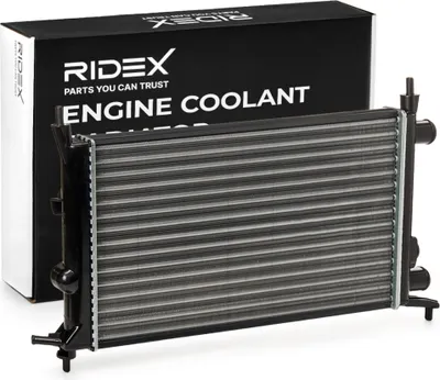 Produktbild von RIDEX 470R0247 Kühler Wasserkühler Motorkühler für OPEL Corsa B Schrägheck (S93) für VAUXHALL Corsa Mk II (C) Schrägheck (X01) für CHEVROLET