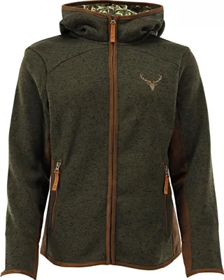 Produktbild von OS Trachten Zumgu Strickfleece Jacke Damen (Schilf) Größe 44