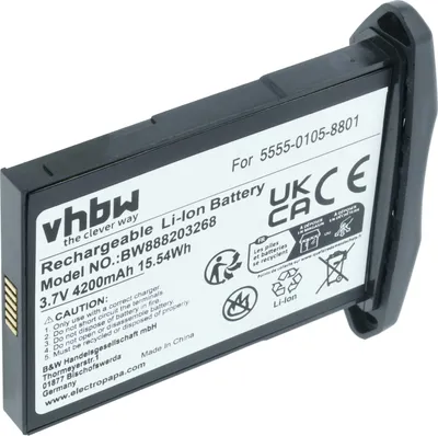 Produktbild von vhbw Akku kompatibel mit NCR Orderman 5 Handheld Computer Scanner (4200 mAh, 3,7 V, Li-Ion)