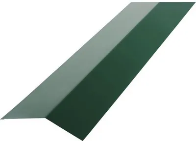 Produktbild von PRECIT Rinneneinhang für Trapezblech H12 Moosgrün RAL 6005 2000 mm x 83 mm x 65 mm