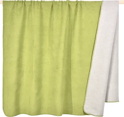 Produktbild von PAD Wohndecke Hobart 150 x 200 cm green uni Baumwollmischung