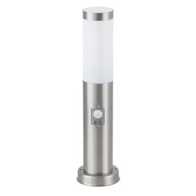 Obrázok produktu pre Rabalux Chrómový záhradný stĺpik s pohybovým čidlom Inox Torch pre žiarovku E27 45cm 8267