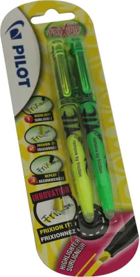 Produktbild von Pilot Frixion Light Textmarker grün+gelb 2ST