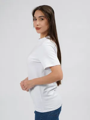 Produktbild von Oversize T-Shirt Damen – Größe S – Weiß – 100% Baumwolle – Bequem, Streetwear