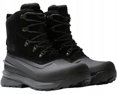 Image de The North Face Chilkat V Lace WP - chaussures d'hiver pour hommes, couleur marron/noir