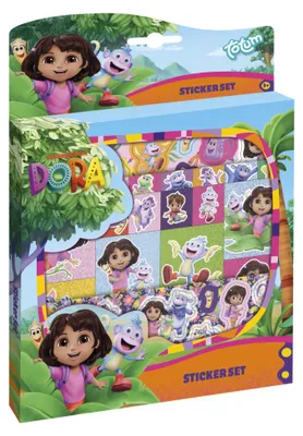 Immagine prodotto di Dora l'esploratrice: Set di adesivi a tema giungla