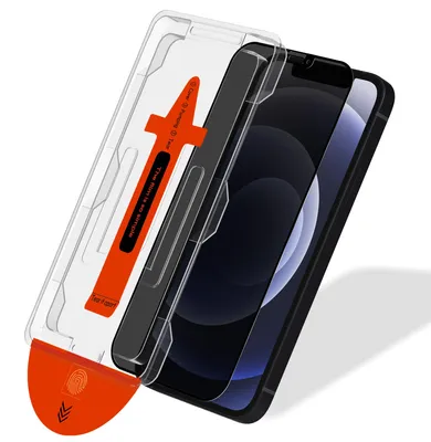 Produktbild von 1-Pack iPhone 12 Privacy Displayschutzfolie - Gehärtetes Glas | [Automatische Installation] - Blasenfrei