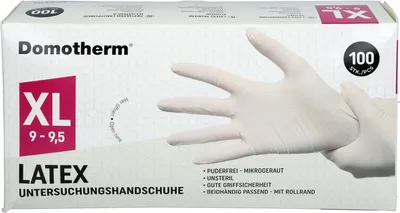 Produktbild von Domotherm Untersuchungshandschuhe Latex XL, 100 St HAS