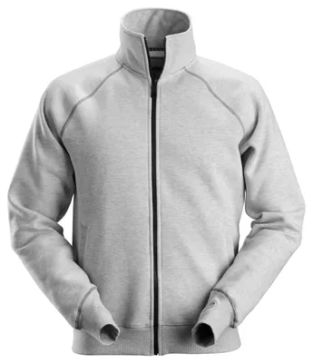 Produktbild von Snickers Bekleidung Snickers Sweatshirt Arbeitsjacke hellgrau Größe