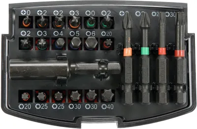 Produktbild von Yato Udar Set - 23 Stuks - Roestvrij Staal - 1/4" AandraaimateriaalTranslated to German:Yato-Udar-Satz - 23 Stücke - rostfreie Stahl - 1/4" Schraubendefekt