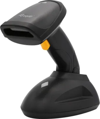 Produktbild von Equip Barcode Handscanner 1D Laser Wireless USB schwarz