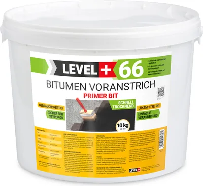 Produktbild von Bitumen Voranstrich Haftgrund 10kg Grundierung Bitumengrund Fundamente LEVEL+66