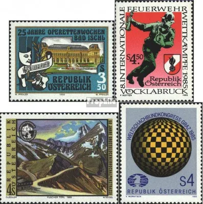 Produktbild von Briefmarken Österreich 1985 Mi 1820,1821,1822,1823 (kompl.Ausg.) postfrisch Sondermarken