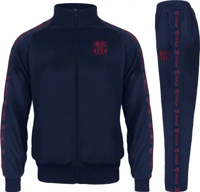 Produktbild von FC Barcelona - Trainingsanzug für Herren, verklebt GF1290 (M) (Dunkles Marineblau)