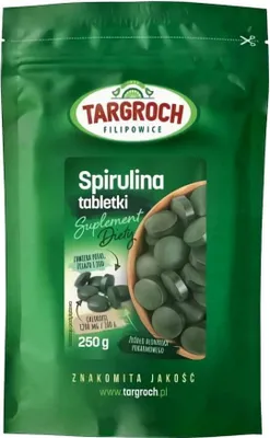 Produktbild von Targroch Spirulina 250mg Tabletten 250g