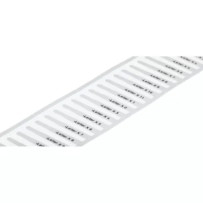 Productafbeelding van WAGO 211-821 - Aansluitblokmarkeringen - 2500 stuks - Wit - 220 g