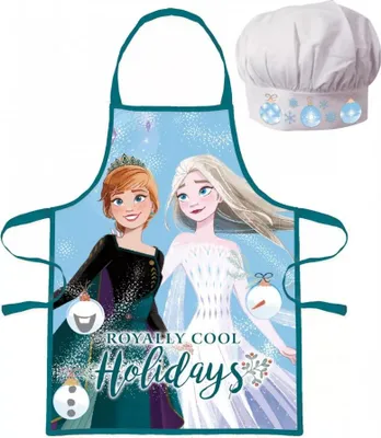 Productafbeelding van Frozen II Kinderschort met Koksmuts