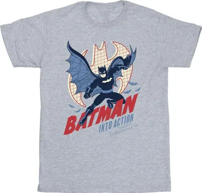 Produktbild von DC Comics - "Into Action" T-Shirt für Herren BI15197 (L) (Grau)