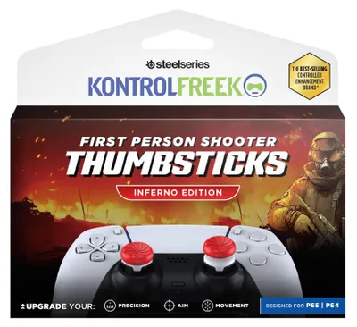 Obrázek produktu pro KontrolFreek FPS Freek Inferno pro ovladače PlayStation 5 | Přísavky na joysticky s vysokým a středním profilem
