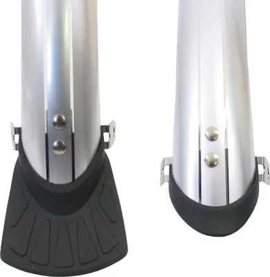 Produktbild von Sunnywheel Plastic Fender Set 28 Zoll 45 mm Silber inkl. Stangen