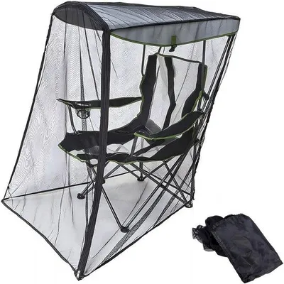 Produktbild von Muggennetz für Campingstühle und Zelte, Ultralicht, für Zelte mit Sonnenschirm.