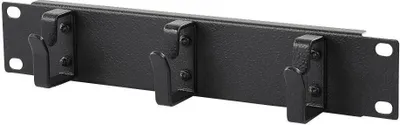 Produktbild von LOGON RA10110BL, Kabelmanagementtafel, Metall, Schwarz, 1 Stück(e)