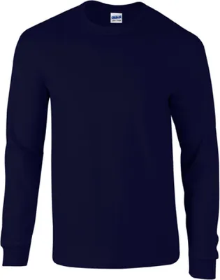 Produktbild von Gildan 2400 | Ultra Baumwolle Long Sleeve Herren T-Shirt - Farbe: Navy - Größe: L