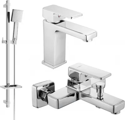 Produktbild von Mexen Cetus DQ45 Badewannenset, Chrom - 744303DQ45-00