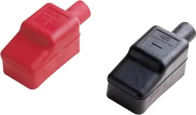 Produktbild von Nuova Rade Schutzabdeckungen Für Batteriepole Rot,Schwarz Rot,Schwarz One Size