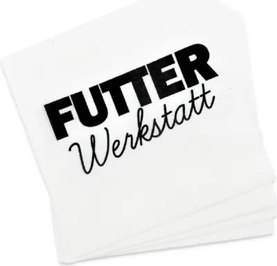 Produktbild von 5 x 20 Servietten Futterwerkstatt 33 cm x 33 cm