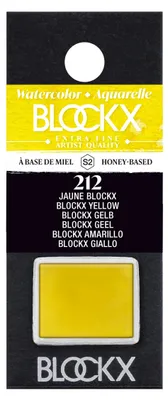 Produktbild von Blockx 3x Aquarellfarbe, Blockx Gelb - 1/2 Näpfchen 1,5ml - Blockx Gelb 41212BXC