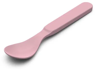 Produktbild von Löffel 13,5 cm "Starter" - Robuster Eierlöffel aus Kunststoff mit abgerundeten Kanten - Mehrweglöffel für Müsli, Kaffee, Tee und Joghurt - Rosa
