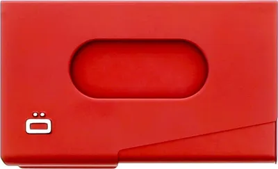 Produktbild von Ögon One Touch Visitenkartenspender rot