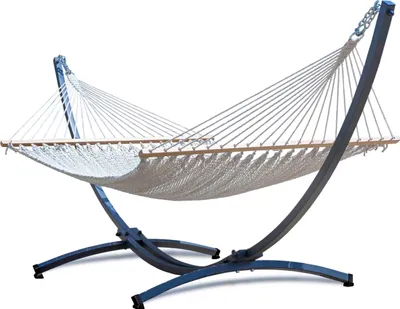 Obrázok produktu pre Potenza hojdacia sieť s rámom Pre dve osoby hojdacia sieť s tyčou 210x140 cm I Rám 220kg