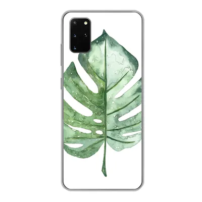 Produktbild von MuchoWow® Handyhülle Schutzhülle Hülle für Samsung Galaxy S20 Plus Aquarell - Monstera - Blatt Silikon Softcase Handy Hülle - Hartschale