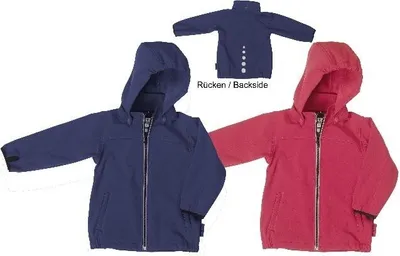 Produktbild von Playshoes Softshell-Jacke uni marine Größe 86