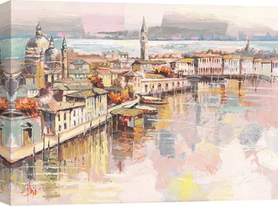Productafbeelding van Canvas schilderij – Luigi Florio, Venetië – 70x50 cm