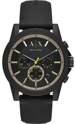 Produktbild von Armani Exchange Watch for Men, Quarz-Chronographenwerk und 44mm Gehäusegröße mit