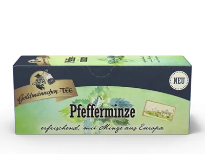 Produktbild von Goldmännchen-Tee Pfefferminze aus Europa - Tee