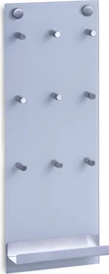 Produktbild von Zeller Schlüsselbrett silber mit 9 Haken