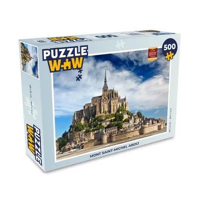 Obrázok produktu pre MuchoWow® Puzzle 500 ks Opátstvo Mont Saint-Michel